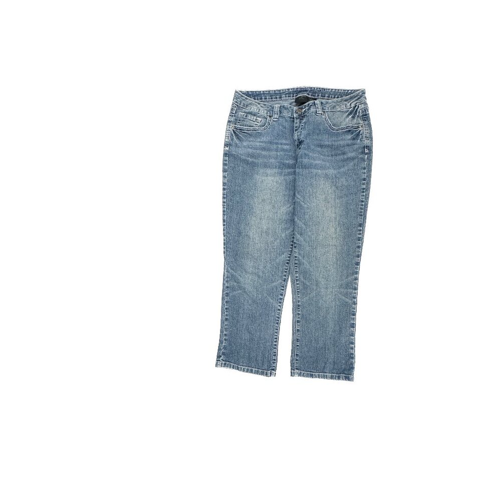 VSH‎ Capri Women's size 10 Medium Wash Blue Denim Jeans